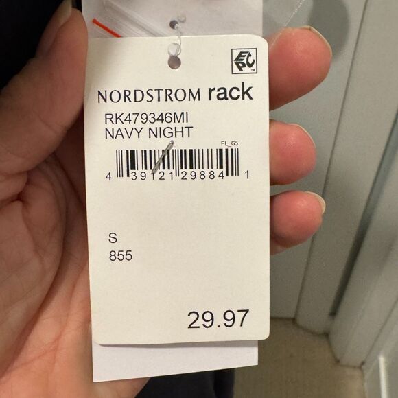 Nordstrom Rack Side Knot Modal Blend Midi Dress, Small - Picture 4 of 5